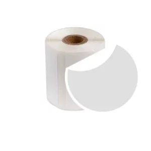 מדבקה לבנה עגולה WY5050-140 50*50 רב שימושית 140 יח | colors-il.com