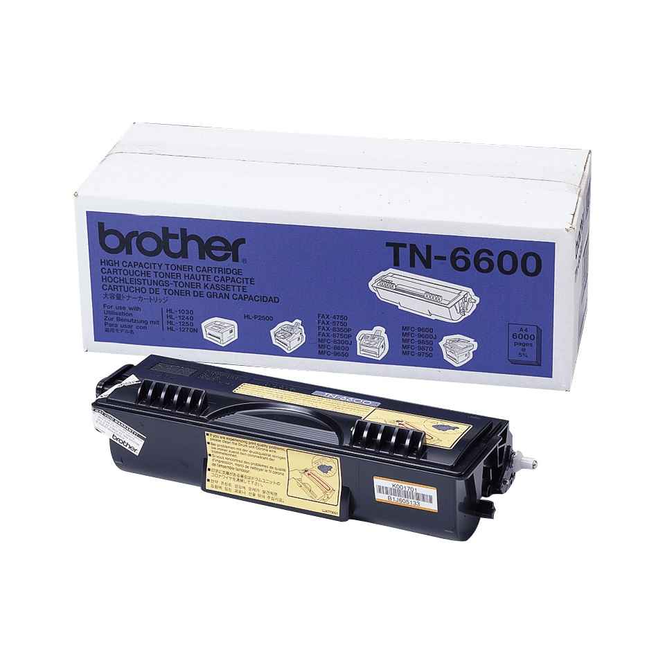 טונר שחור TN6600 למדפסת לייזר Brother מקורי | colors-il.com
