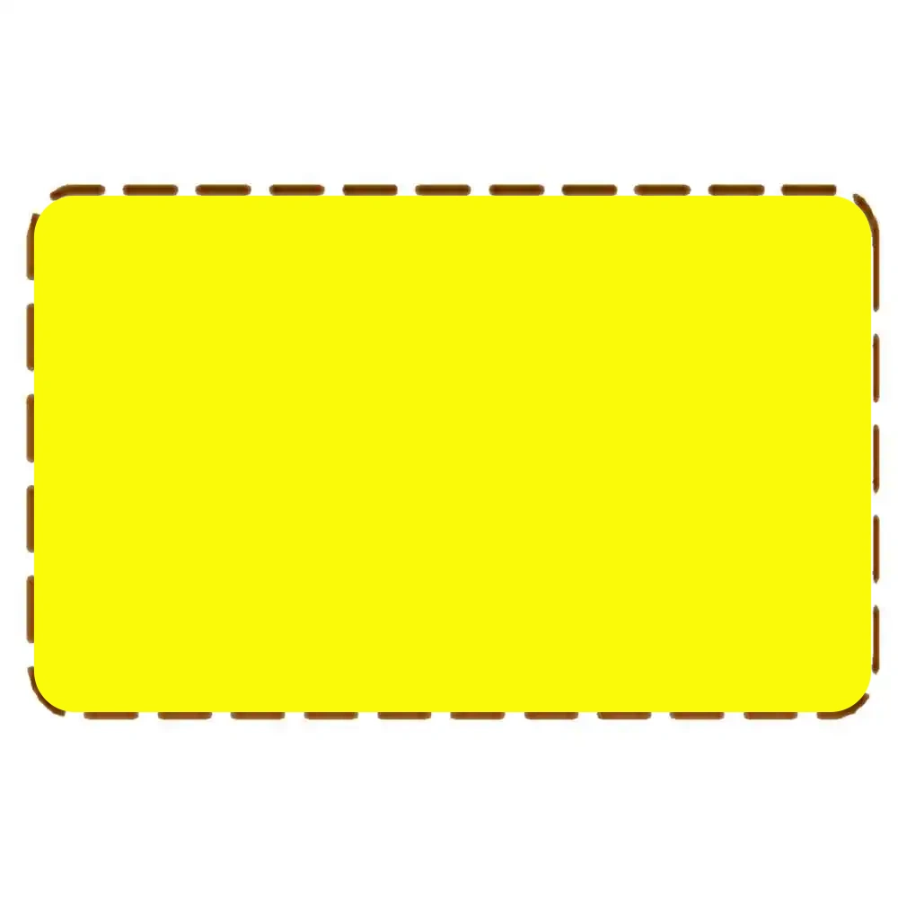 מדבקה צהובה WP20100-160YL 20*100 רב שימושית 160 יח | colors-il.com