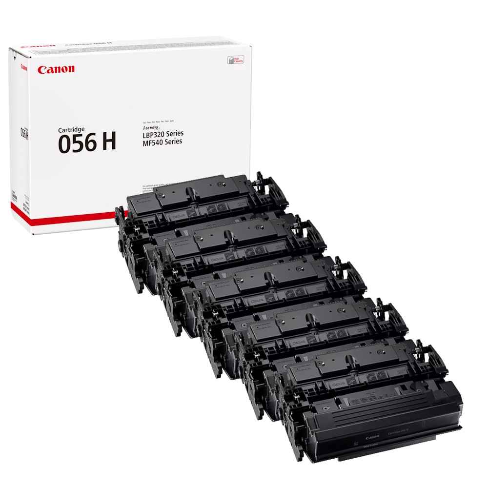 טונר שחור CRG-056H למדפסת לייזר Canon סט 5 יחידות מקורי | colors-il.com