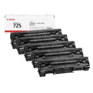 טונר שחור Canon CRG-725 סט 5 יחידות מקורי | colors-il.com