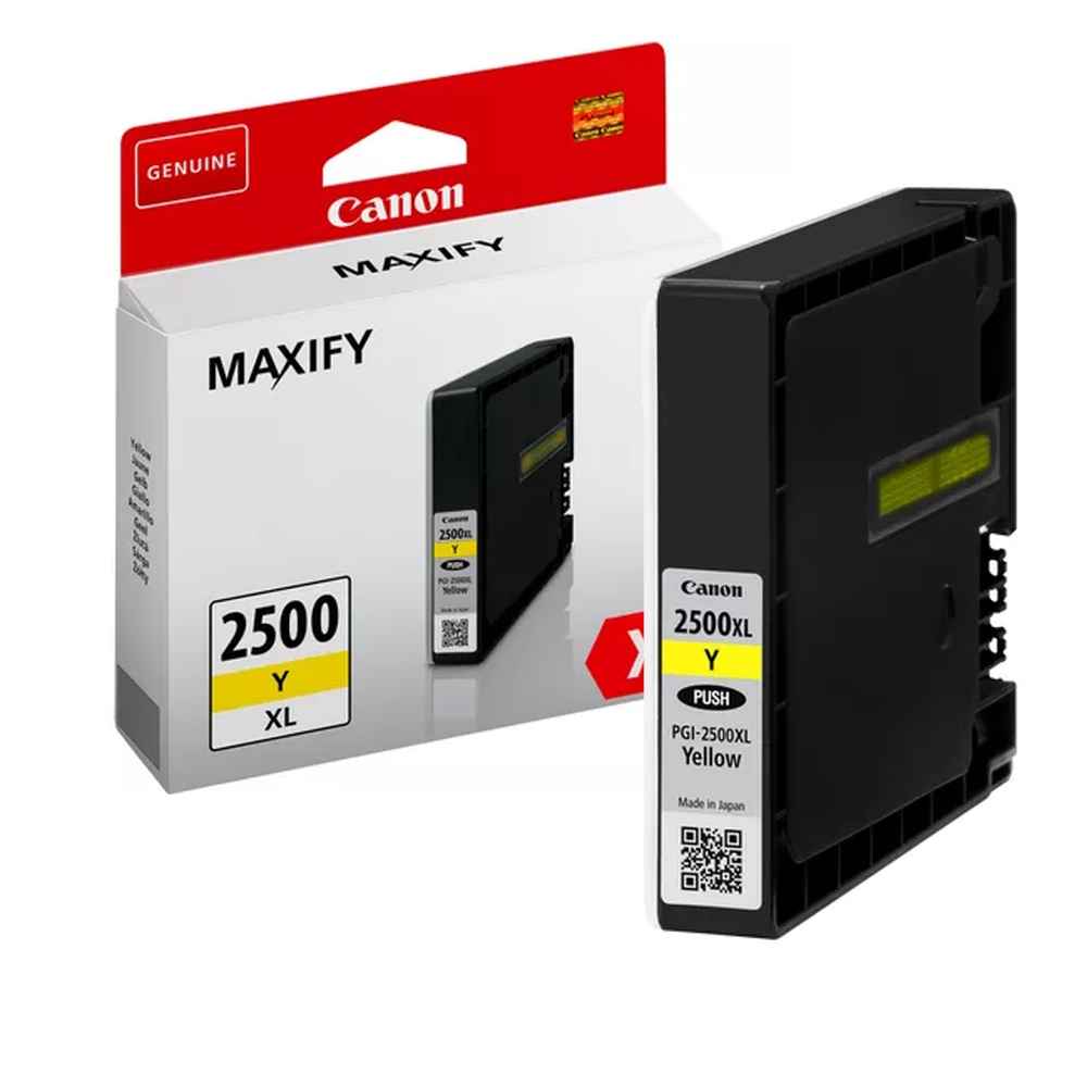 דיו צהוב Canon PGI-2500XL Y מקורי | colors-il.com