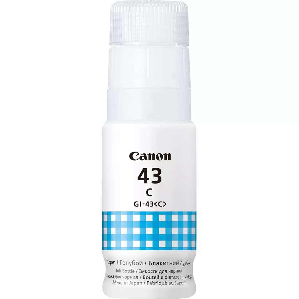 דיו ציאן בקבוק Canon GI-43C מקורי | colors-il.com