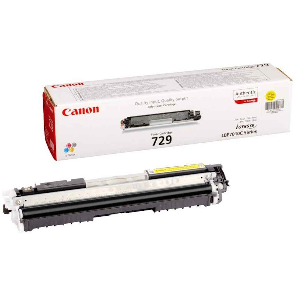 טונר צהוב Canon CRG-729Y מקורי | colors-il.com