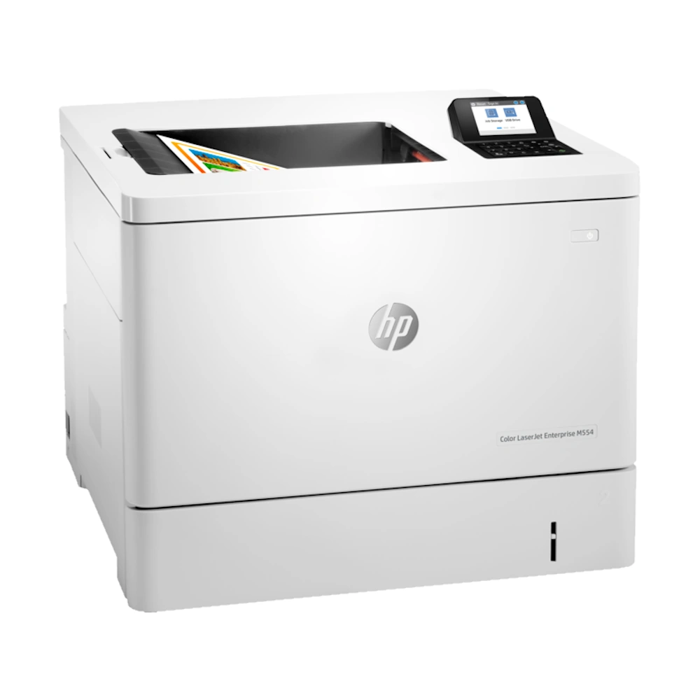 מדפסת לייזר צבע HP Color LaserJet Enterprise M554dn 7ZU81A | colors-il.com