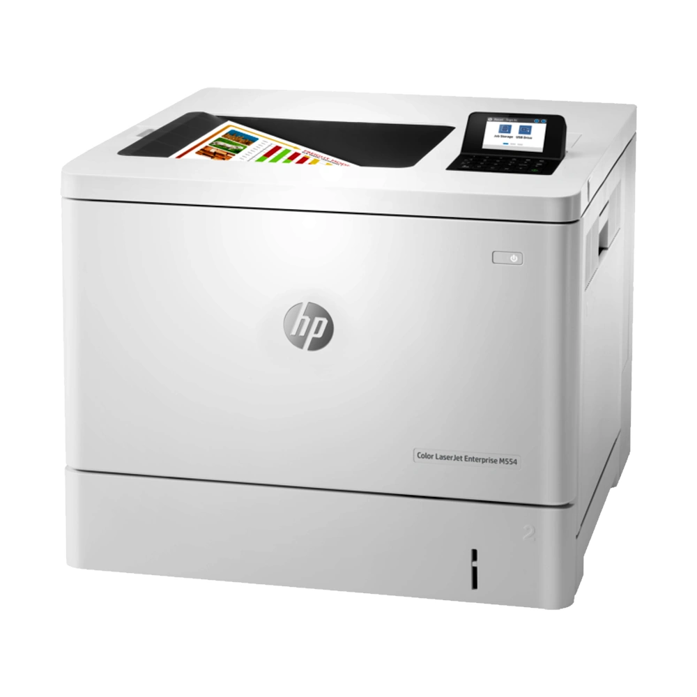 מדפסת לייזר צבע HP Color LaserJet Enterprise M554dn 7ZU81A | colors-il.com