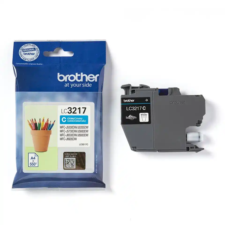 דיו ציאן Brother LC3217C מקורי | colors-il.com