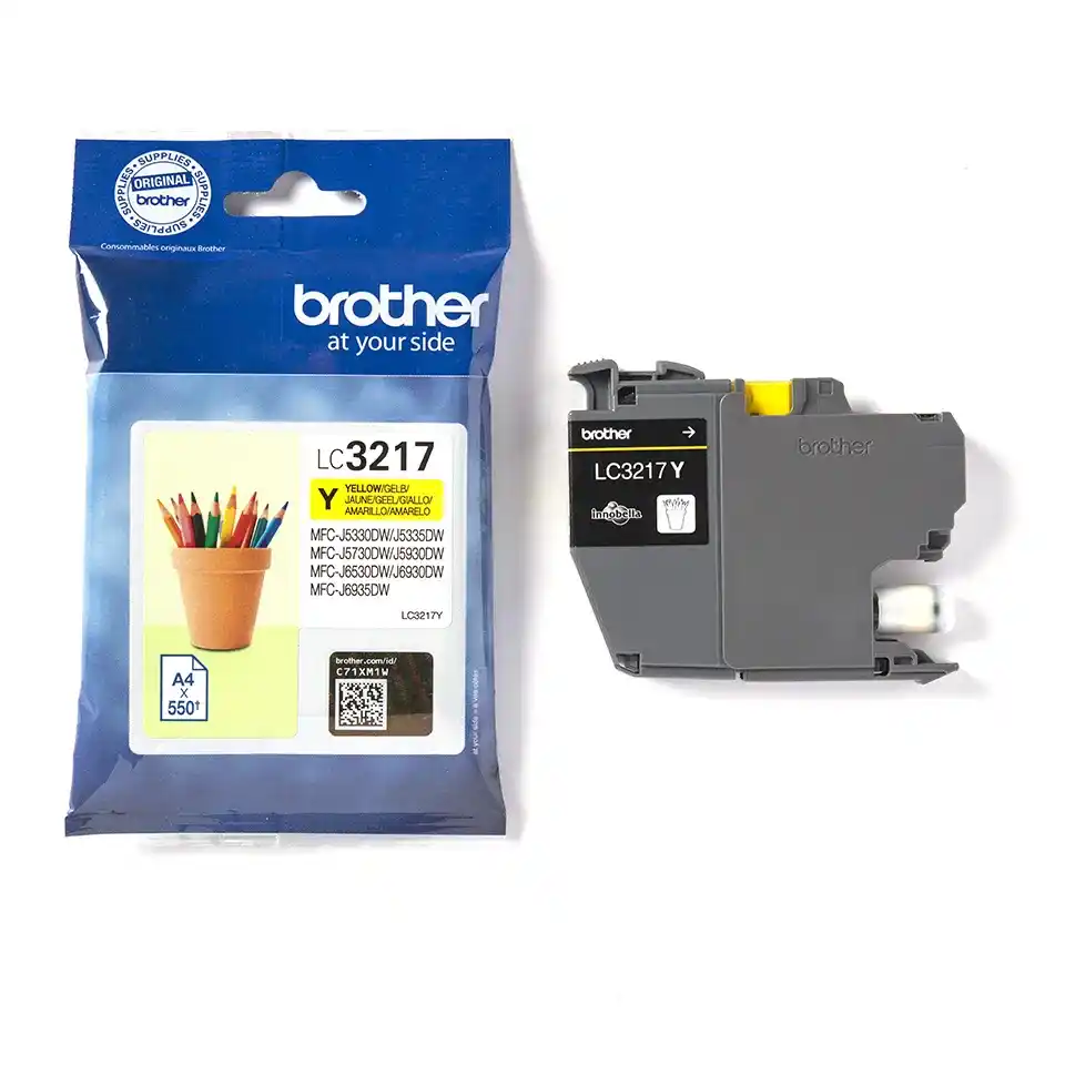 דיו צהוב Brother LC3217Y מקורי | colors-il.com