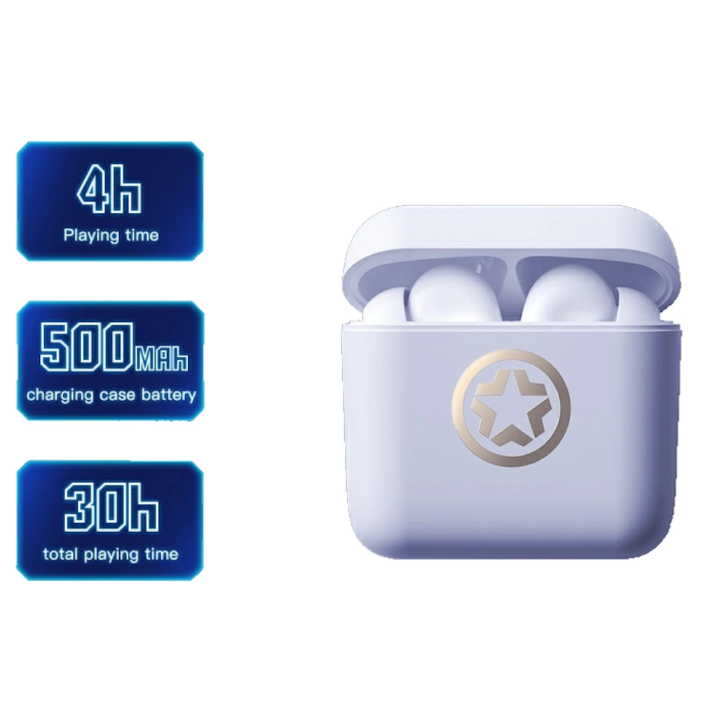 אוזניות בלוטות למשחקים מקצועיות לבן ARTTTEAR GM600 | colors-il.com