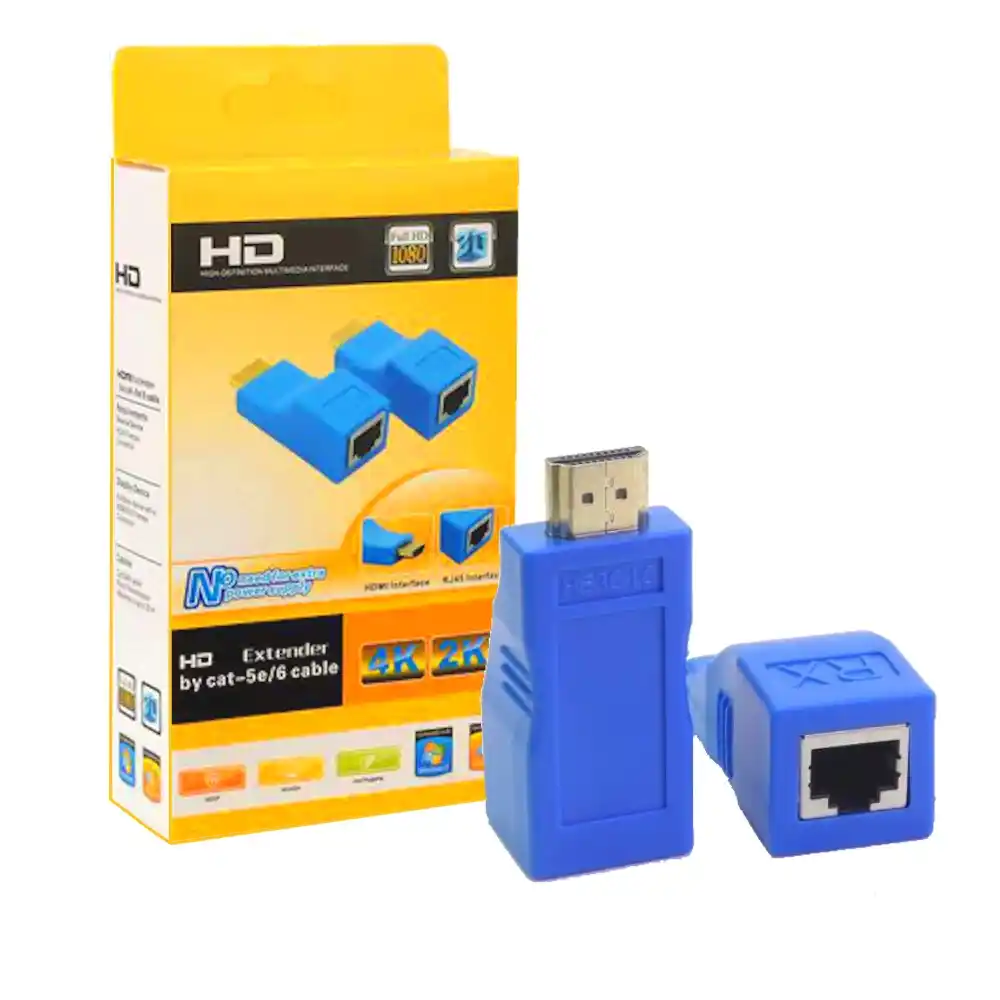 מאריך HDMI בחיבור כבל רשת RJ45 זוג | colors-il.com