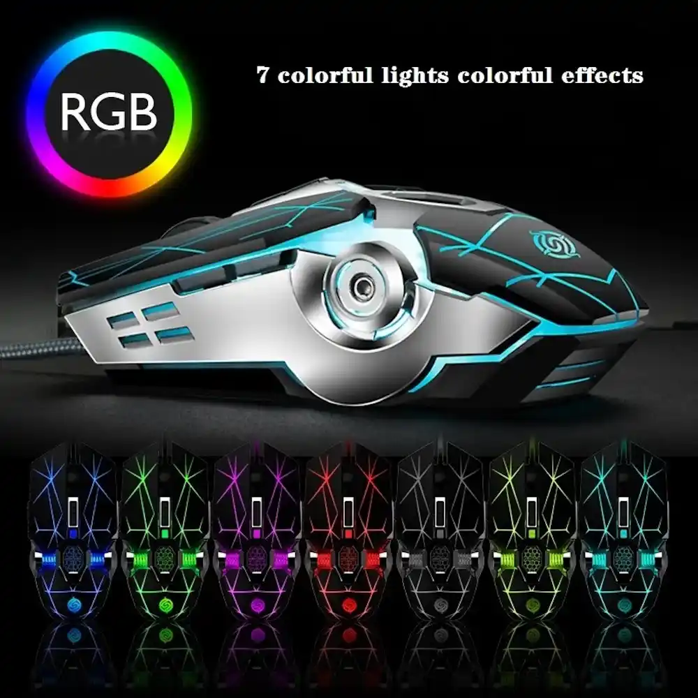 עכבר גיימרים מקצועי ניתן לתכנות K-snake Q7 mouse | colors-il.com