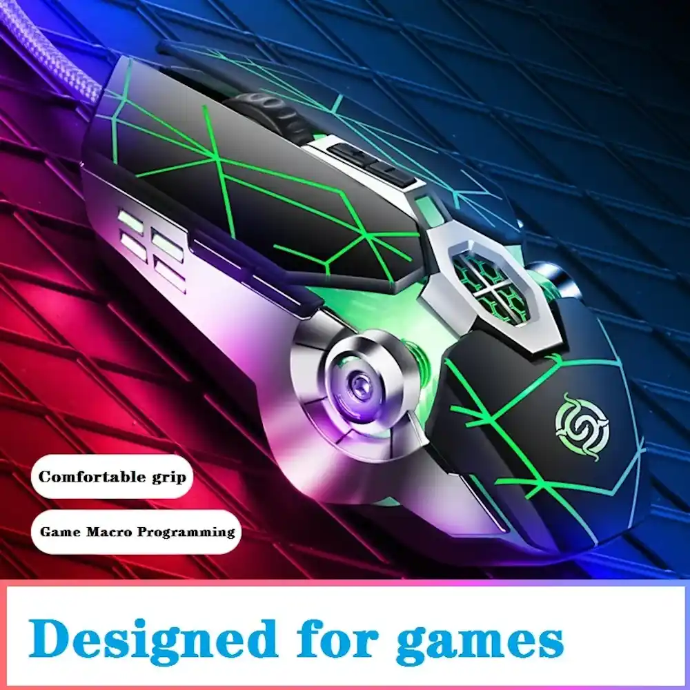 עכבר גיימרים מקצועי ניתן לתכנות K-snake Q7 mouse | colors-il.com