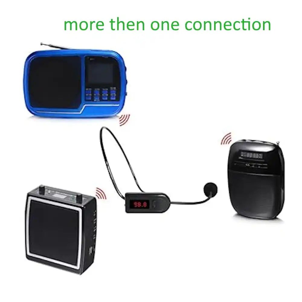 מיקרופון אלחוטי משדר FM | colors-il.com