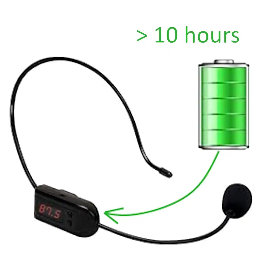 מיקרופון אלחוטי משדר FM | colors-il.com