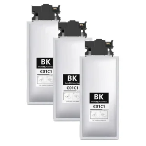 דיו שחור Epson T01C1 30K סט 3 יח' תואם | colors-il.com